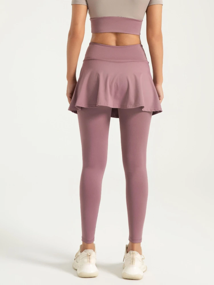 MIML 2026 Sporty Women's Anti-Slip Yoga Pants Leggings Seamless High Waist Pilates Tights Gym Sportswear Set Fake Two-Pair Desig