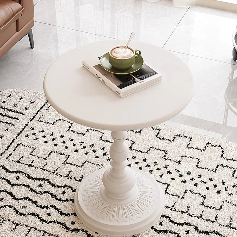 

Nordic Modern Coffee Table Living Room Luxury Minimalist White Coffee Tables Round Glam Mesas De Centro Para Sala Home Furniture