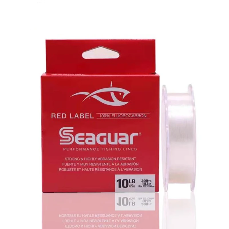 Seaguar Red Label Línea de pesca fluorocarbono Original resistente abrasión - imagen 5