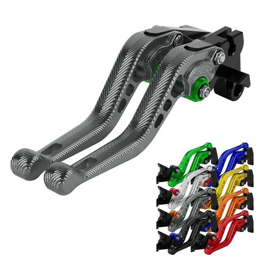 Leviers de frein et d'embrayage Radium Short Motorcycle 7/8" pour Kawasaki ZX 7R/7RR, ZX1100/ZX-11, ZG1000 CONCOURS, ZX9 ZRX1100/1200 ZZR1200