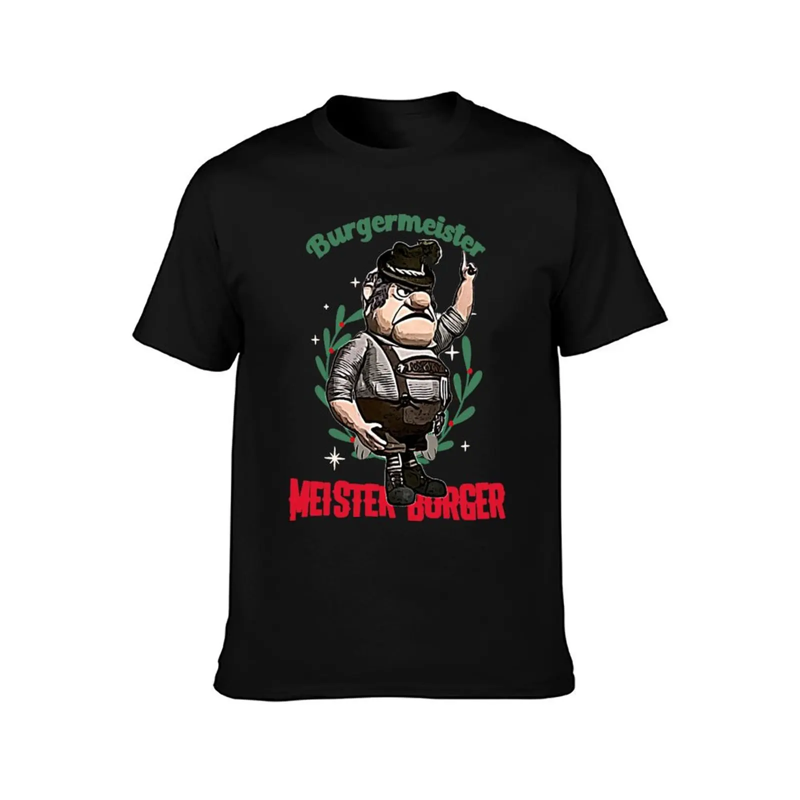 Burgermeister Meister Burger (german lederhosen) T-Shirt Holiday Vacation Tee Shirt T-Shirt
