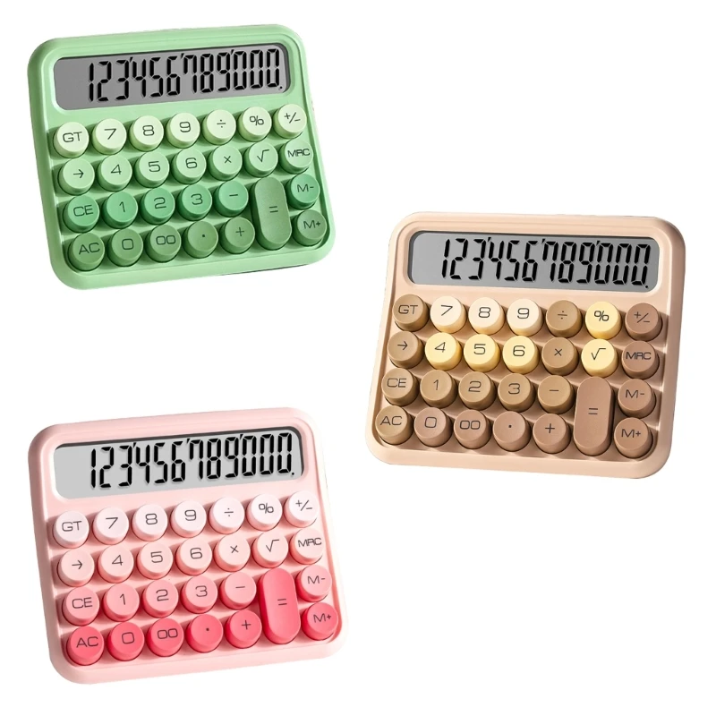 Efficient Mechanical Keypad Calculator Precise Keystrokes Accounting Calculator