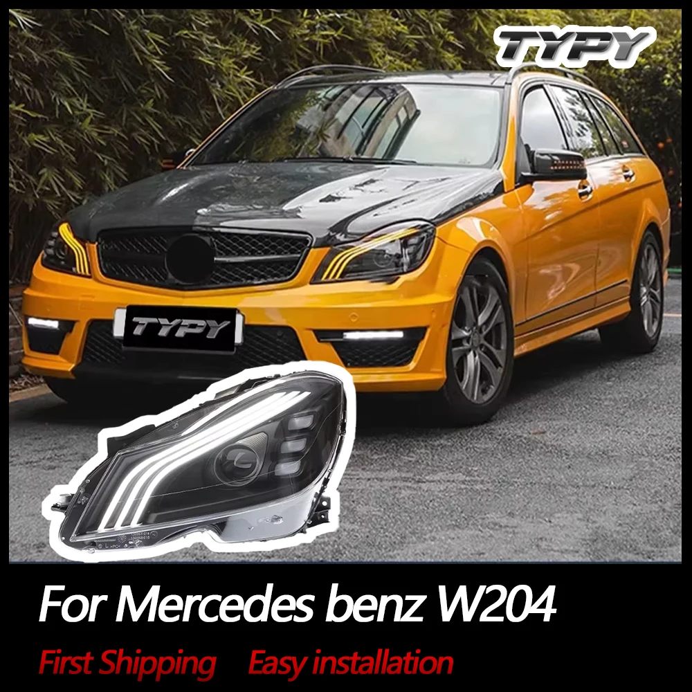 

TYPY Car Light For Mercedes benz W204 Headlight LED Projector Maybach style Front Lamp DRL Dynamic Auto Accessories