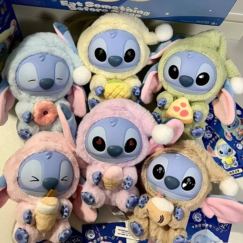 Stitch Animals Party Series Blind Box Toys Cute Mysterious Box Flocking Fluffy Dolls Decor Gift Genuine