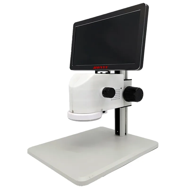 LCD.61.V04 LCD Digital Stereo Microscope with Track Stand