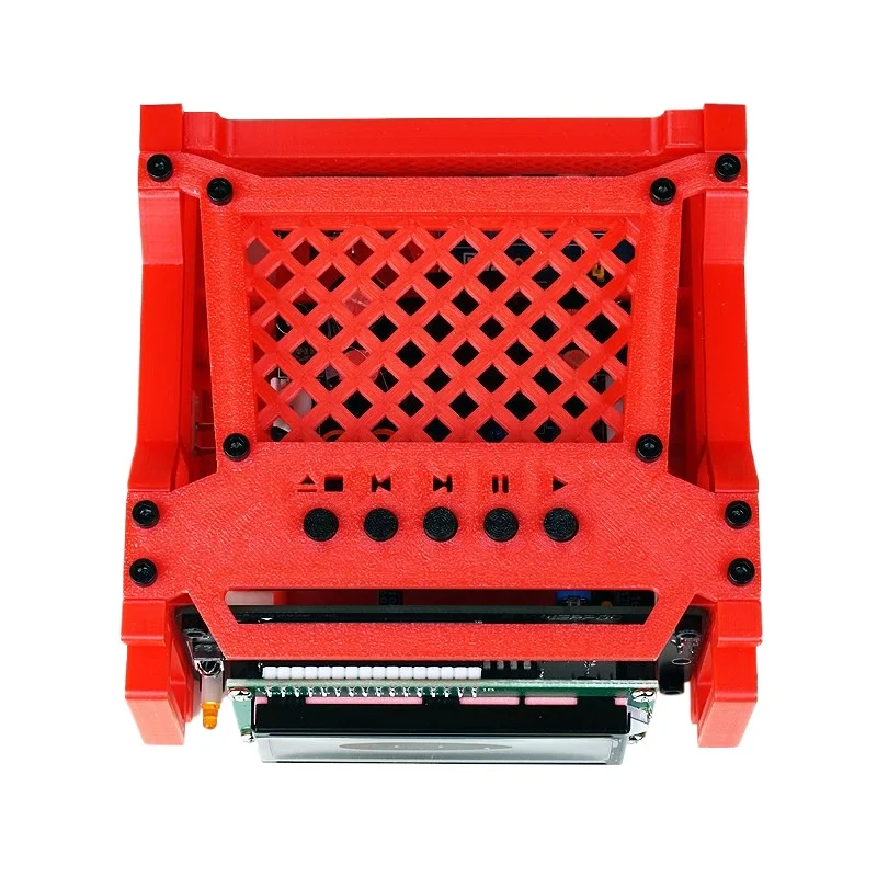 For optical drive controller conversion to CD player, turntable, and player bracket, 3D printing assembly