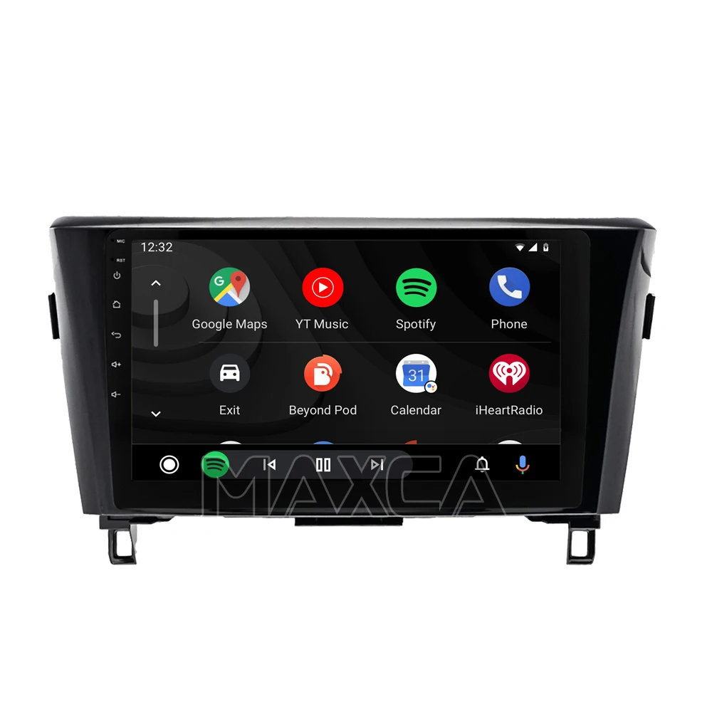 MAXCA 10 inch Nissan Rogue Xtrail Qashqai Wireless Carplay Android Auto 2 din Radio Mirror Link Multimedia Player