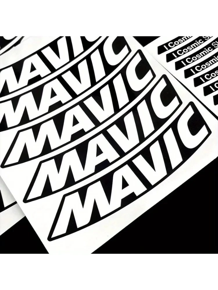 AliExpress NONE 1SET Unique "MAVIC" - Inspired Stickers, Suitable for Travel Luggage, Wall Art, Bike Frames & Cycling Crafts