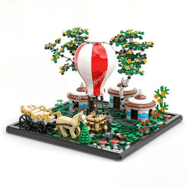 

888 шт. MOC The Wizardss Of Oz 04, замок для выпускного вечера, строительные блоки, рождественский подарок на выбор для детей, который любит творческий подарок