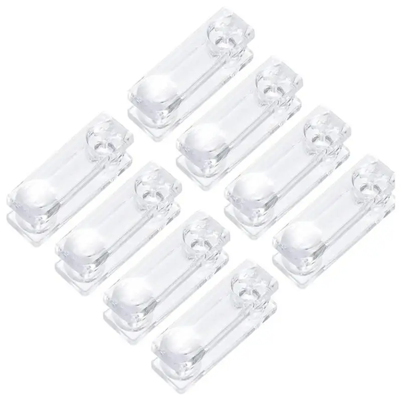 

Q6PE 8Pcs Vertical Blind Chain Weight Tension Device Clear Cord Handle Home Decors