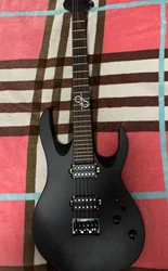 Custom 6-string electric guitar, ebony fingerboard, stainless steel giant wire, shipping included