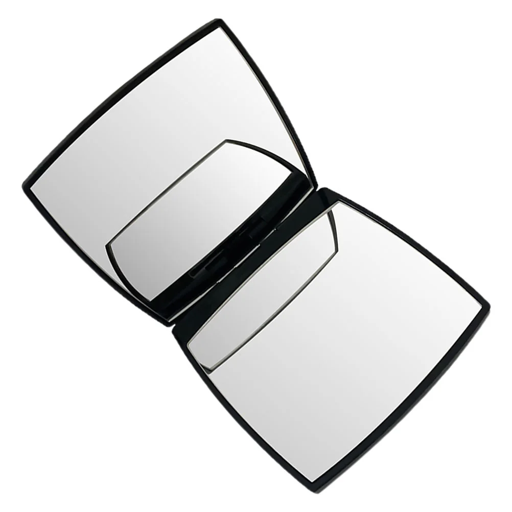 Zakspiegel Dubbelzijdig Make-up Reizen Vanity Handheld Compact Portemonnee Abs