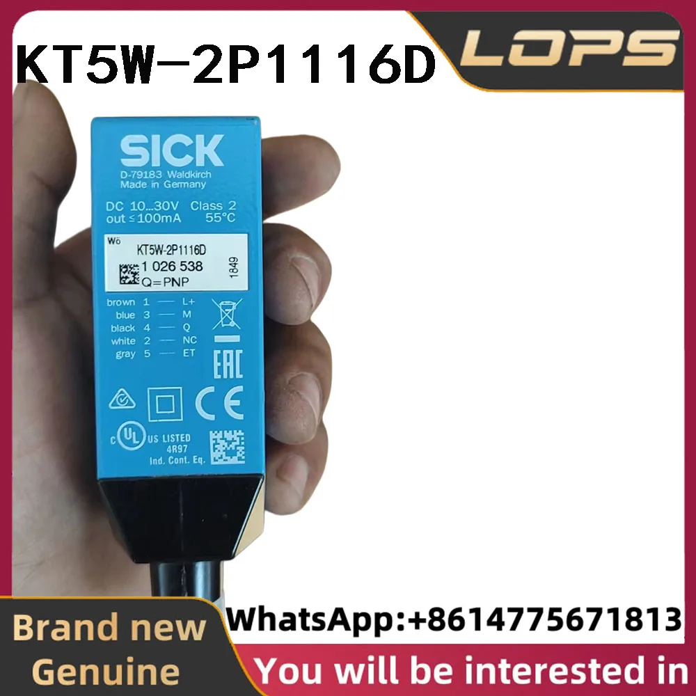 KT5W-2P1116D Brand new original SICK color sensor, order number 1026538, welcome to consult