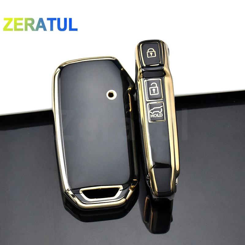 TPU Car Key Case Cover Shell Fob Holder for KIA Sportage RIO Ceed Sorento Picanto Soul Cerato Optima Niro X Line Stinger K3 K5