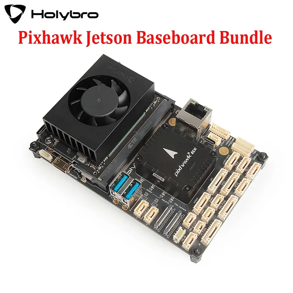 Holybro Pixhawk Jetson Baseboard PM06D UBEC Combines the Power of  Pixhawk 6X & Nvidia Jetson in a Single Board