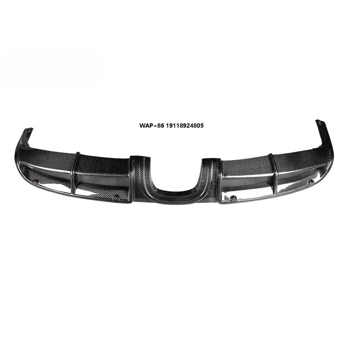 New High Quality Carbon Fiber for 2012-2015 Cayman Boxster 981 for Style Car Bumpers Upgrade Rear Diffuser Bumper Lip