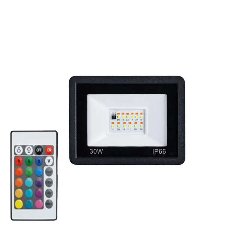 

Светодиодный прожектор AA51 RGB с дистанционным управлением, IP66, для наружного освещения сада
