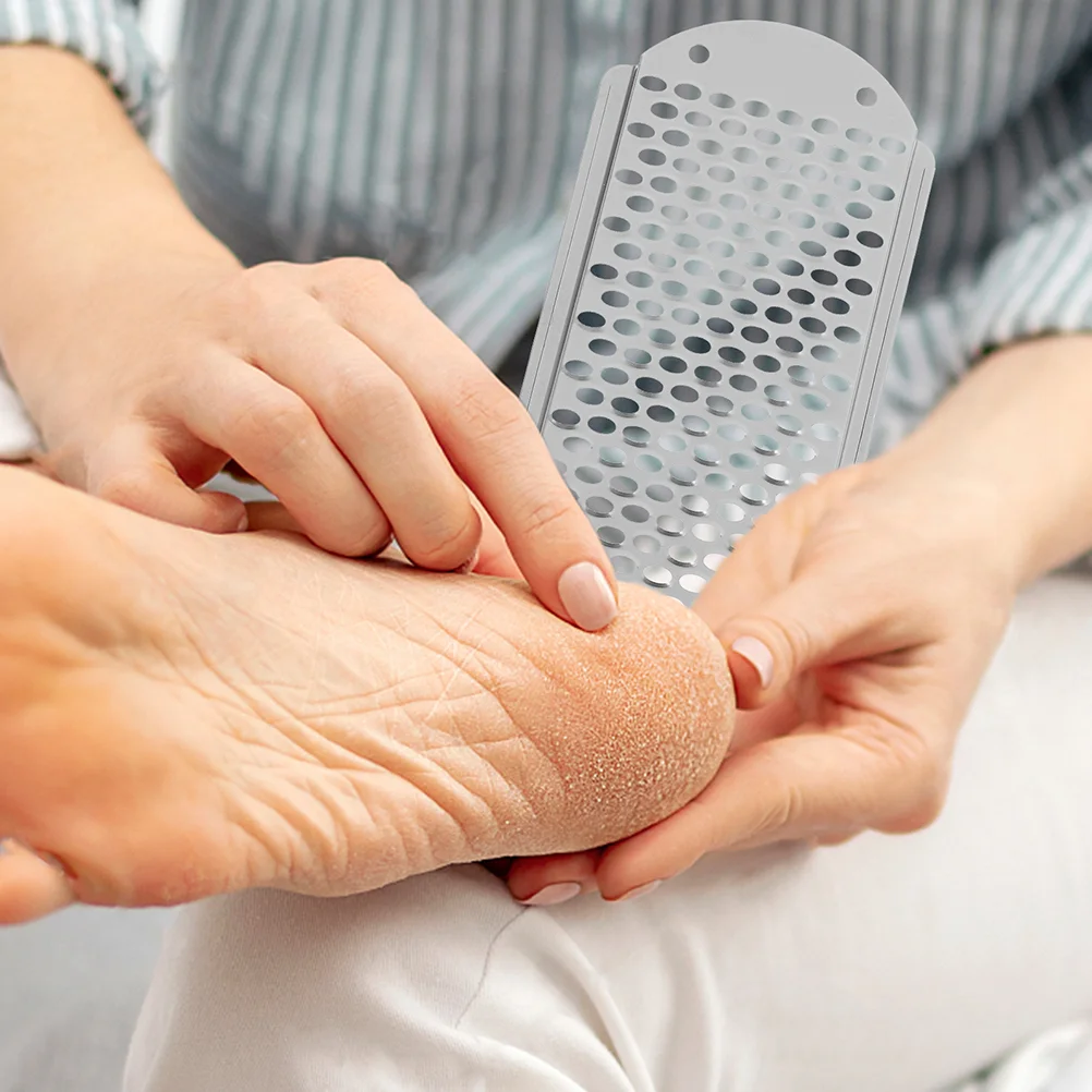 Pedra-pomes portátil para pele dura, arquivos de pés, pedicure grosa, ralador de pés, ferramenta scrubber