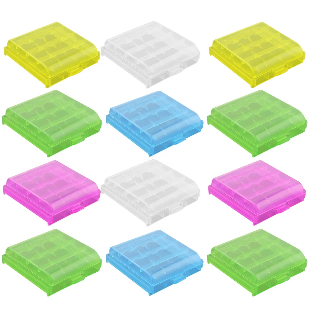 

20 Pcs Storage Box Alkaline Organizer with Tester Rack Holder Aa Case Desktop