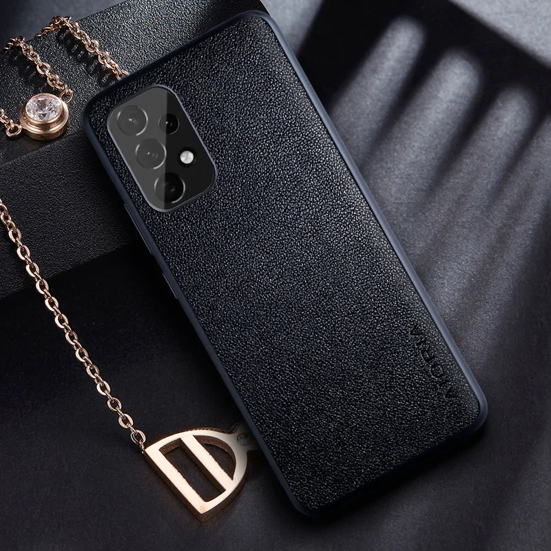 Case for Samsung galaxy A53 A73 A33 A23 5G coque with Retro business PU leather Skin design phone cover for samsung a53 case