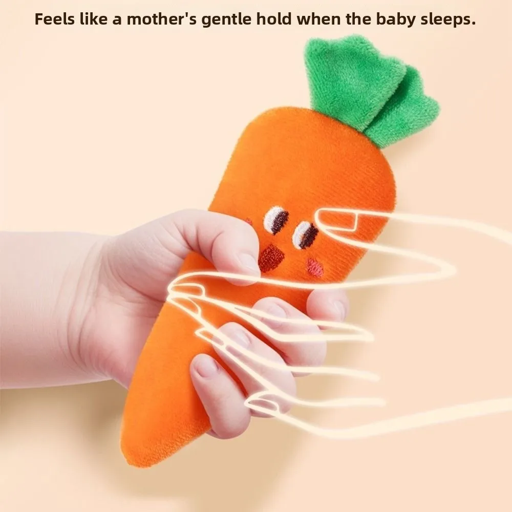 Interactive Play Cute Baby Hand-held Stuffed Soft Sleep Soothing Skin-friendly Vibrant Color Baby Soother Baby Sleep