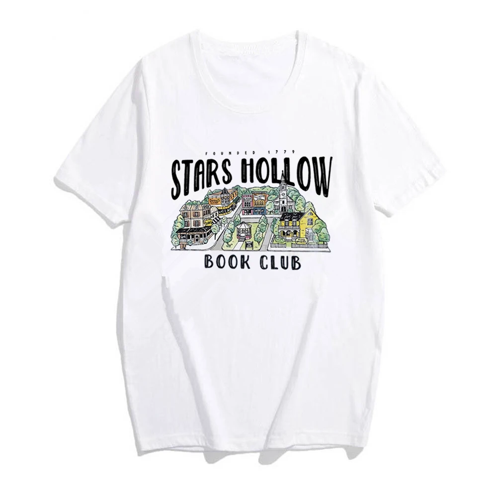 Stars Hollow Book Club Shirt Gilmore Girls Rory Lorelai Dragon Fly Inn Luke's Diner Chilton Bookish T-Shirt Vintage Design Gift