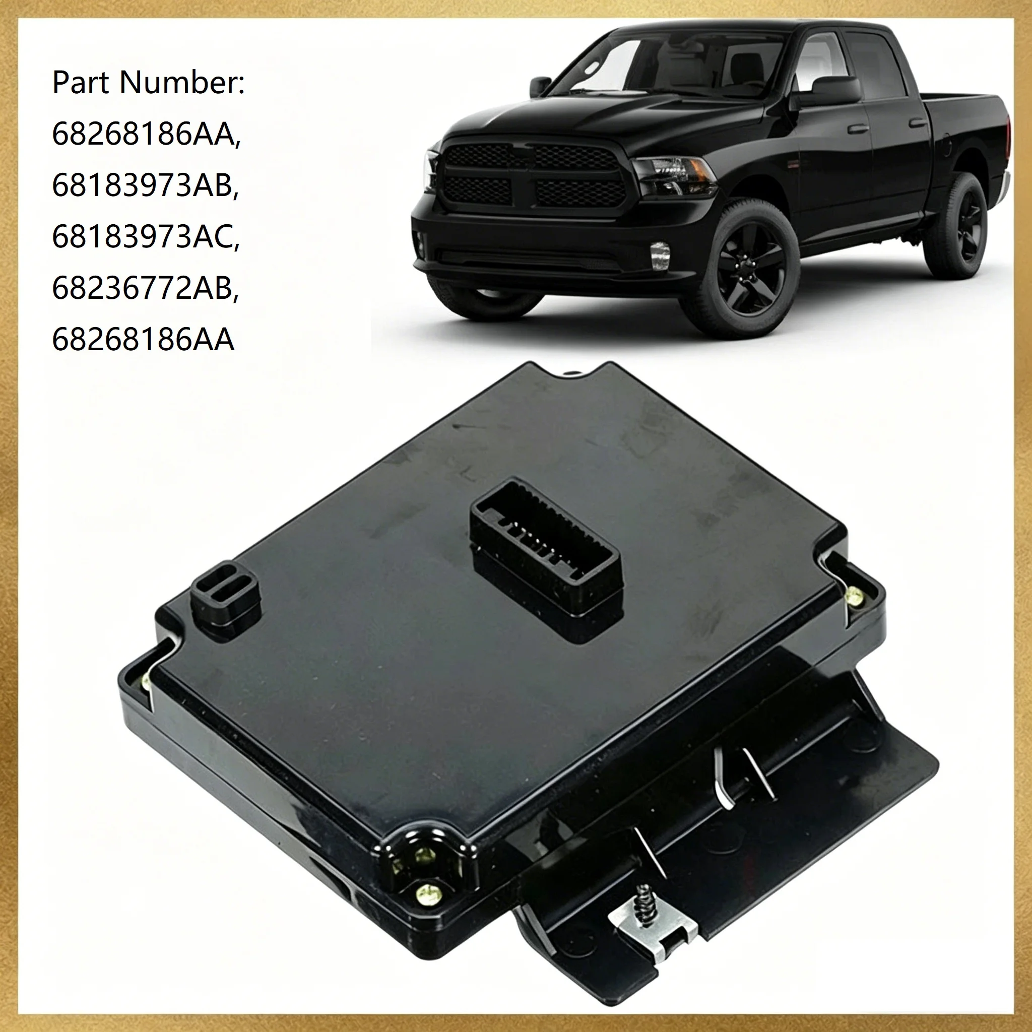 

For Dodge Ram 1500 2014–2017 Air Conditioning Control Module 68268186AA, 68183973AB, 68183973AC, 68236772AB, 68268186AA