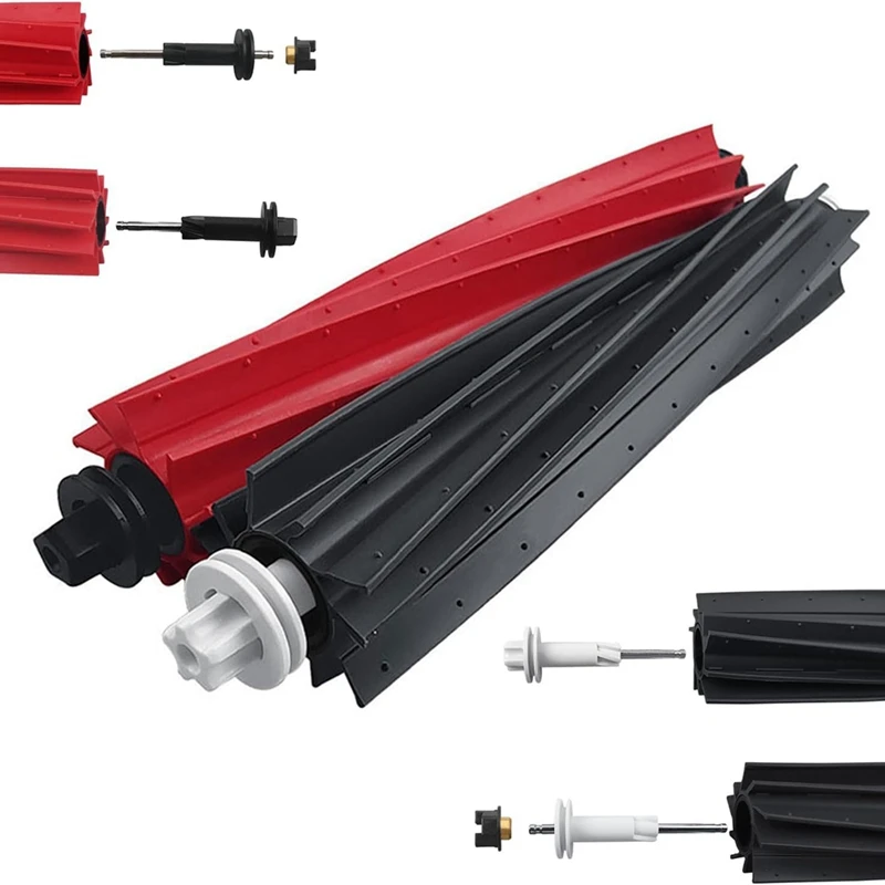 Spazzola a doppio rullo e coperchio della spazzola principale come mostrato plastica + gomma per Xiaomi Roborock S8 Pro Ultra /S8 +/S8 aspirapolvere