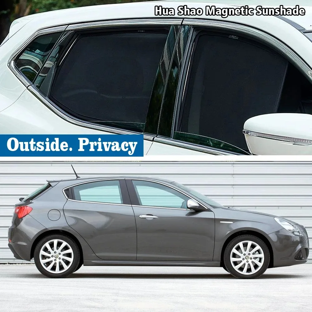

For Alfa Romeo Giulietta 940 2010 - 2019 Magnetic Car Sunshade Shield Front Windshield Frame Curtain Sun Shades Accessories