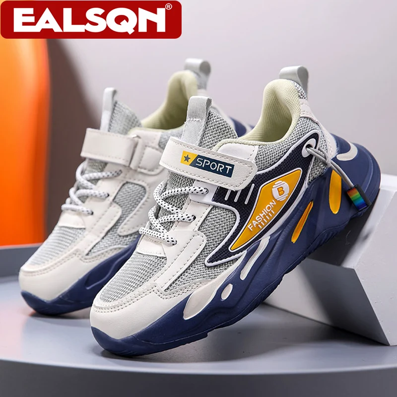 Summer Anti-skid Breathable Kids Shoes for Boys Casual School Walking Lightweight Children Sport Tennis Sneaker Size 28-39