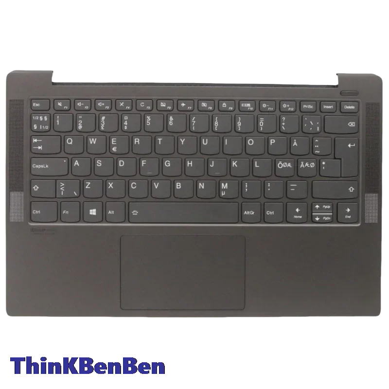 

Корпус верхней части клавиатуры (подставка для рук) NDC Nordic Iron Gray для Lenovo Ideapad Yoga S740 14 14IIL 5CB0U44097