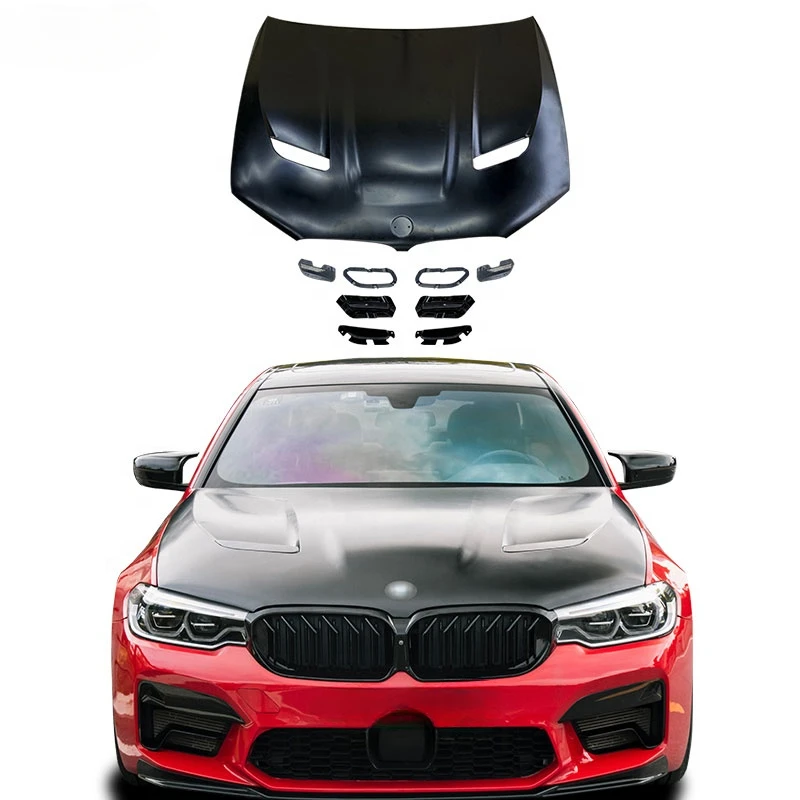 

CLY капот двигателя для BMWs G30 G38 F90 Facelift M5 CS 1:1, крышка алюминиевого капота двигателя