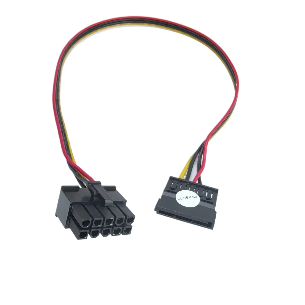 10Pin Socket To SATA Power Supply Cable For SSD HDD Hard Disk Driver Powered By HP Server DL380 G6 G7 Mainboard 18AWG 40cm