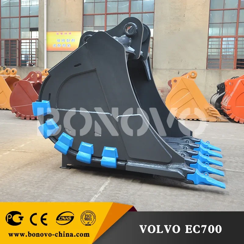 Excavator Bucket 8-30 Ton Machinery Attachment for BOBCAT Bucket for Excavator Pc180 Size Wide 80cm and 100cm Standard Bucket