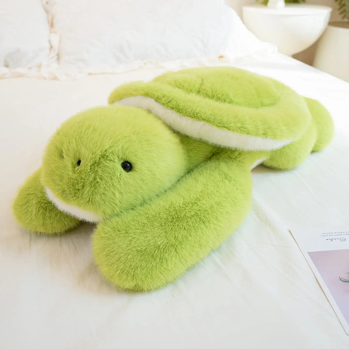 

65CM Stuffed Weighted Long Arm Soft Tortoise Lazy Fluffy Plush Pillow Gifts For Boys and Girls