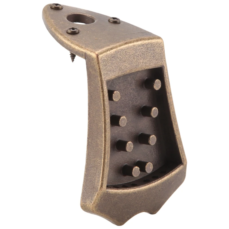 

New Bronze Metal Triangle Mandolin Tailpiece Parts For 8 String Arched Top Mandoline Replacement