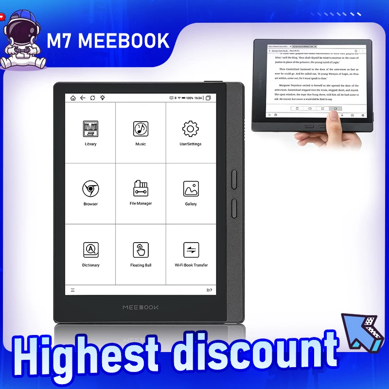 Original MEEBOOK M7 E-reader 6.8