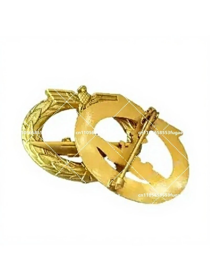 Vintage Style Cross Medal Badge Commemorative Collectible Brooch