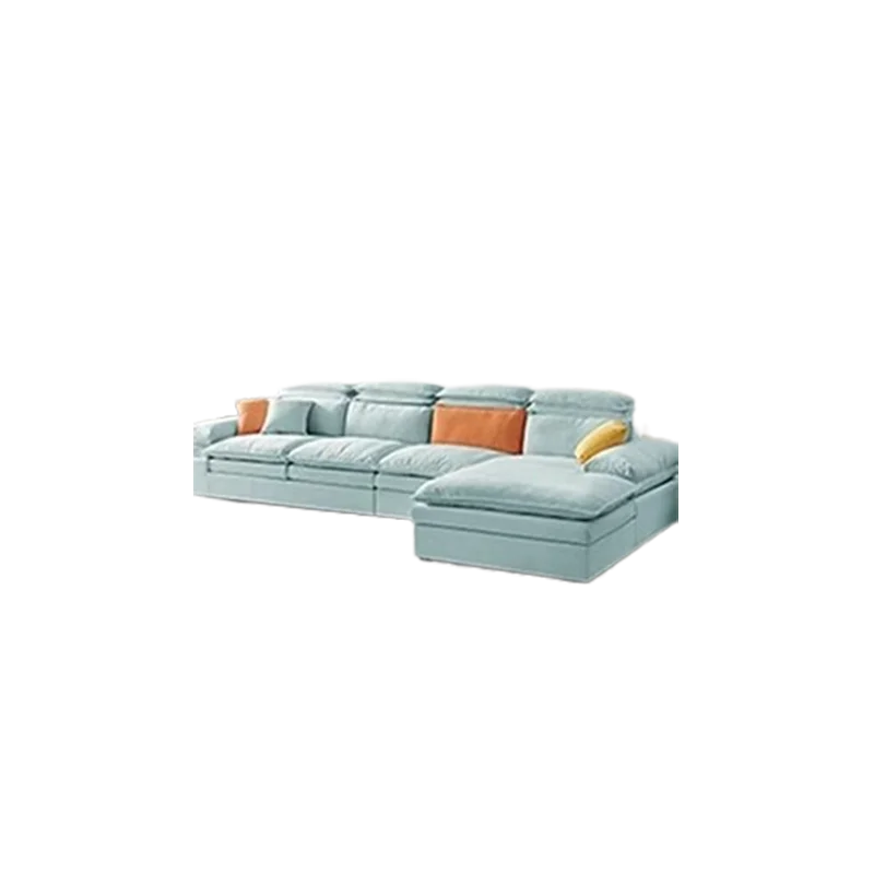 Entspannendes weißes Sofa nordisch faul elegant weich minimalist isch Puff Sofa Schlafzimmer liegend divani da sog giorno Wohnzimmer möbel