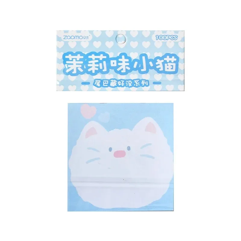 100pcs Creative cute cartoon Animal pattern sticky notes to do list memo pad Office stationery Supplies