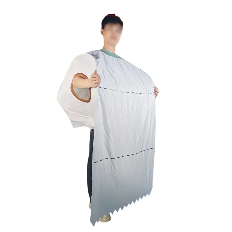 2025 حفلة عيد الميلاد الأبيض الجديد مضحك ورق التواليت زي تأثيري الزي للمقالب #4