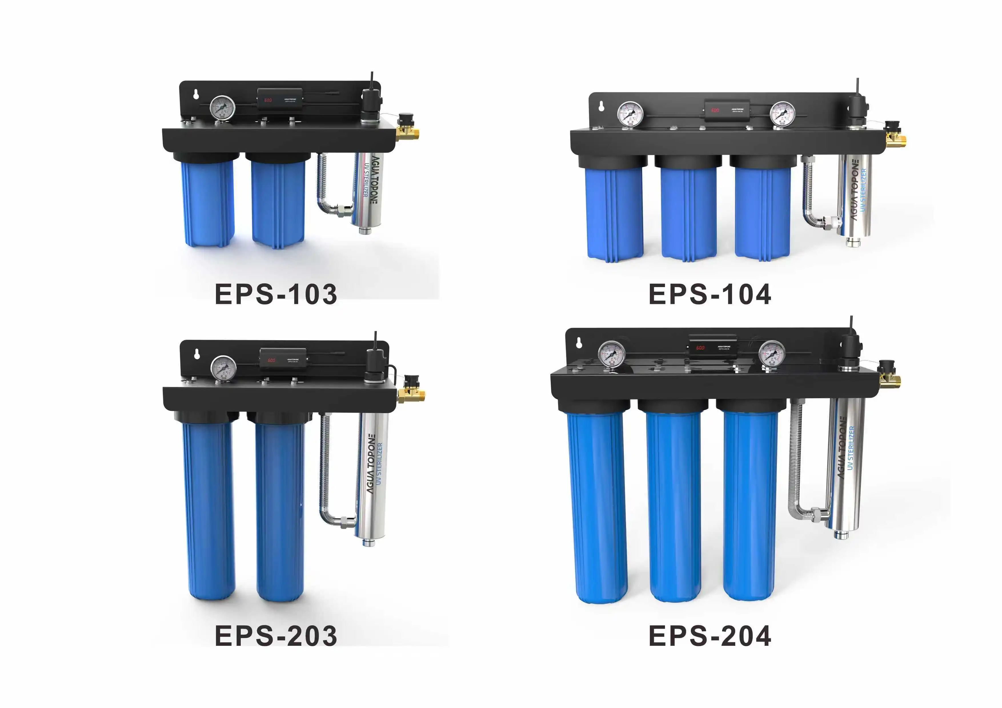 Hot Sell Complete Home Water Purification UV PP Filter Housing Disinfected UV Machine
