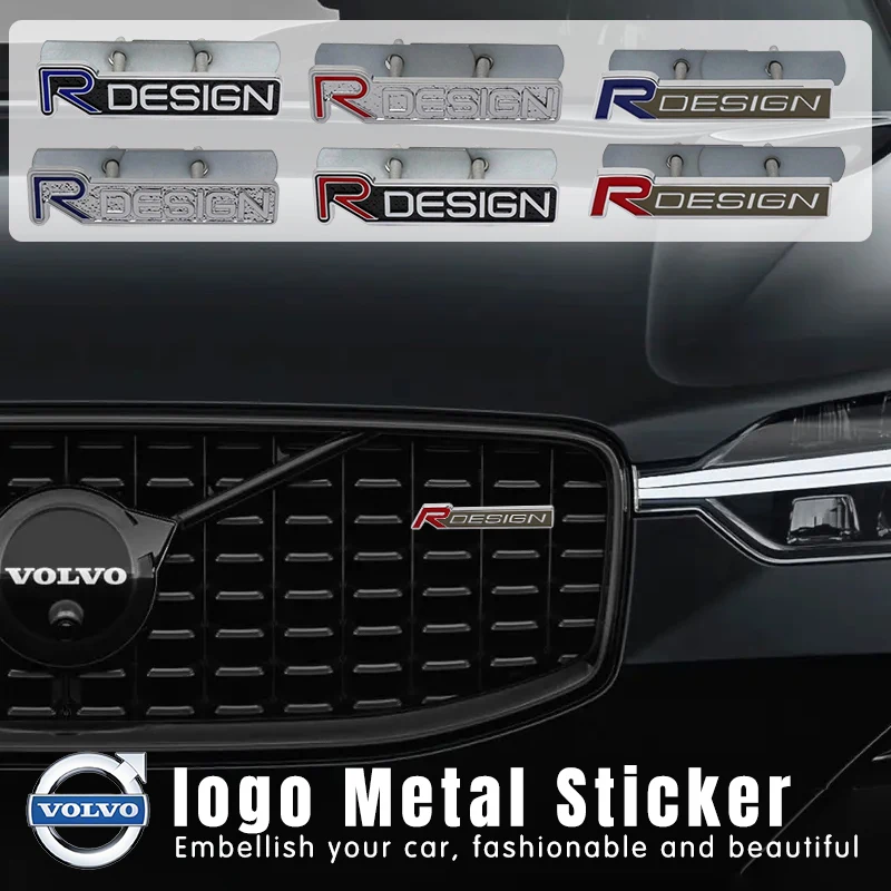 Auto-embleem voor Volvo C30 S80 XC60 XC90 V40 R Design