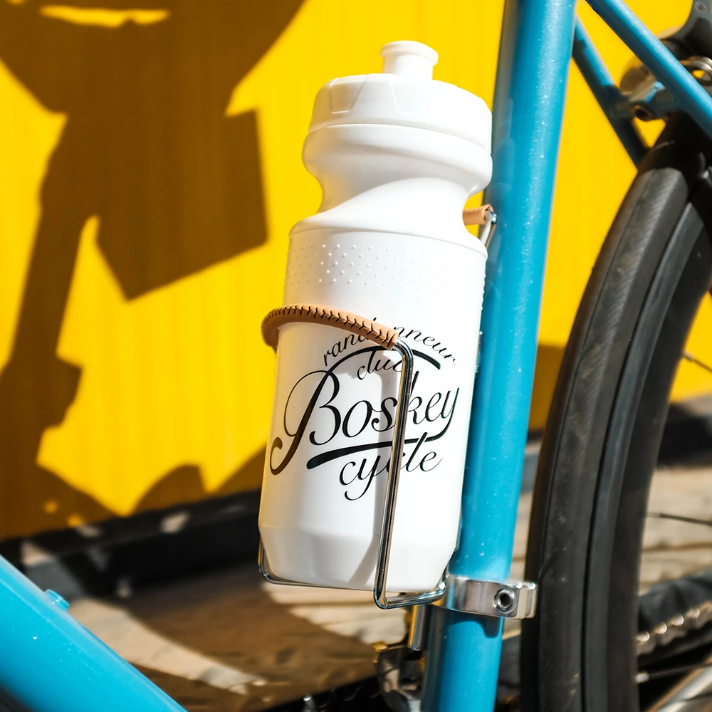 Travel Touring Bike Simple Retro Bicycle Water Bottle Holder Anti-wear Leather  Water Cup Cage Bikepacking Bicycle Accessories