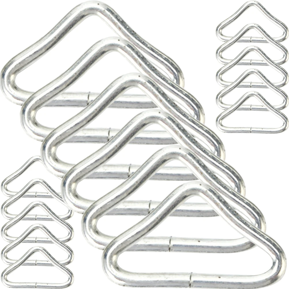 

Spring Hooks Trampoline Triangle Buckles Parts Accessories Crack Resistant High Strength Durable Material Sturdy Wear Resistant