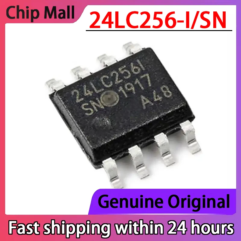 

5PCS New Original 24LC256T-I/SN 24LC256-I/SN 24LC256I Memory Chip SOP8