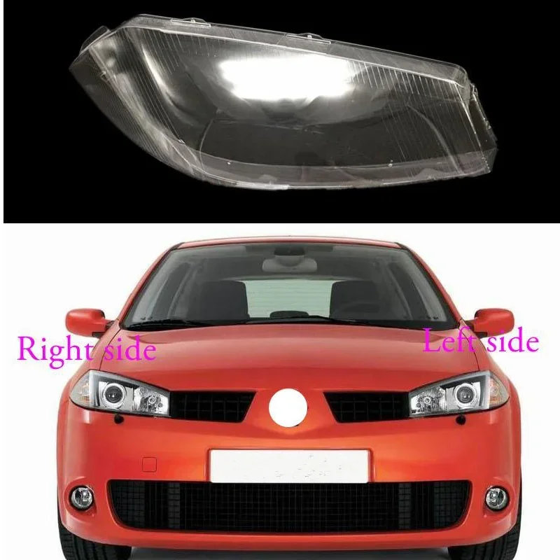 

For Renault Megane 2003 2004 2005 Car Headlamp Lens Replacement Headlight Shell Cover Headlight Glass