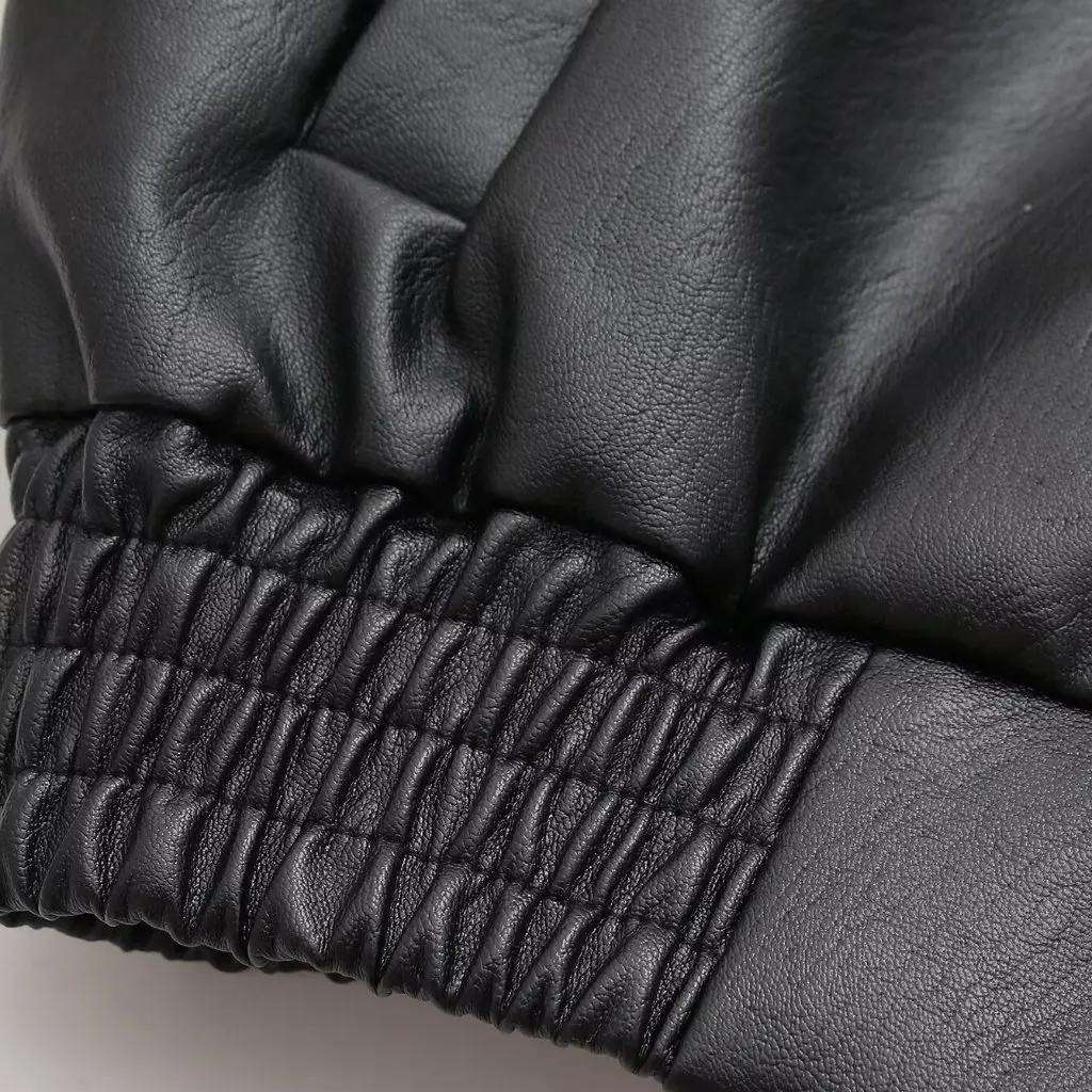 Veste de moto rétro américaine pour femmes, manteau en cuir PU, revers à la taille, Cool, mode début du printemps pour filles chaudes