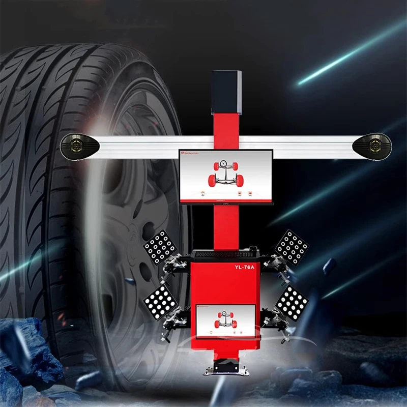 3D Car Four-wheel aligner YL-76A, A must-have for tire shops, A four-wheel alignment tool for Auto repair shops