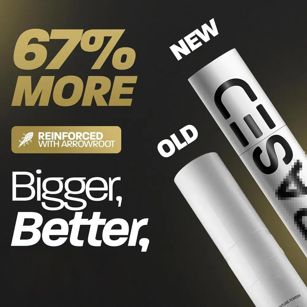 يضيف رذاذ الشعر الملح البحري طويل الأمد حجمًا فوريًا للرجال والنساء، مسحوق تصفيف مموج رقيق للمظهر المثالي